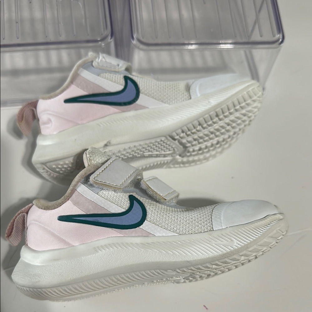 Nike White and Pink Sneakers Modern Design